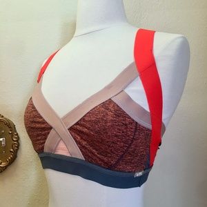 VPL Insertion Bra W - brown + orange - sz 4, 34B